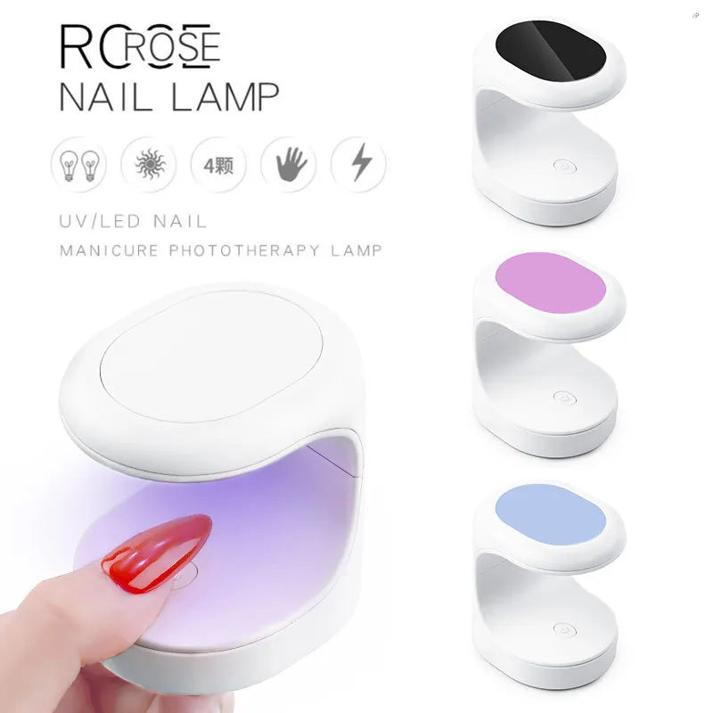 16W Mini Nail 30S Fast Dryer UV LED USB Lamp Manicure Egg Design Machine Single Finger Nail Art Tool Gel Curing with USB Free