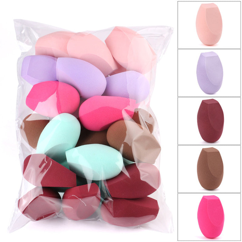 10/20 Pcs Soft Mix Color Makeup Sponge Face Beauty Cosmetic Powder Puff for Foundation Cream Concealer Make up Blender Tools